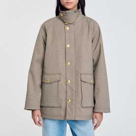 Checked Coat