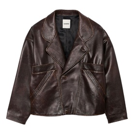 Oversized Leather Jacket