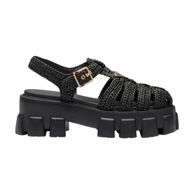 Monolith Crochet Cage Sandals