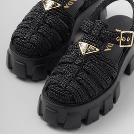 Monolith Crochet Cage Sandals