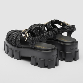 Monolith Crochet Cage Sandals