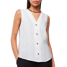 Laura Linen Tank Top