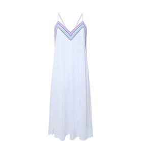 Embroidered Slip Dress