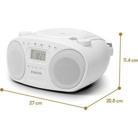Boom box Cd Player White