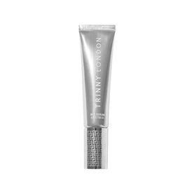 Trinny London BFF De-Stress Tinted Serum in shade Claire, 30ml silver tube with patterned outer packaging