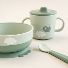 Happy Clouds Foodie First Meal Three-Piece Set