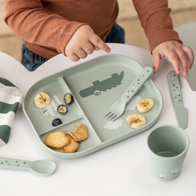Croco Foodie Compartment Plate
