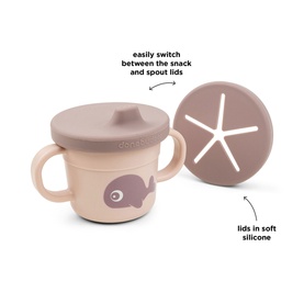 Wally Foodie Spout and Snack Cup 215ml