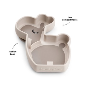 Lalee Stick & Stay Snack Plate