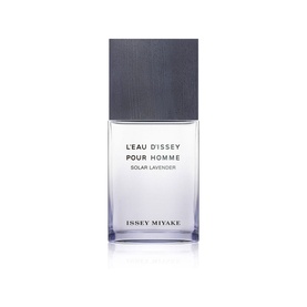 Issey Miyake L'Eau d'Issey pour Homme Solar Lavender Eau de Toilette Intense 50ml, clear bottle with grey rectangular cap