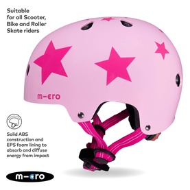 Micro Scooter Printed Medium Bike Helmet