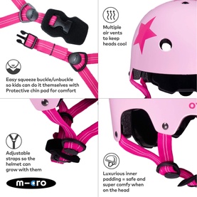 Micro Scooter Printed Small Bike Helmet