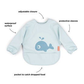 Wally Long Sleeve Pocket Bib
