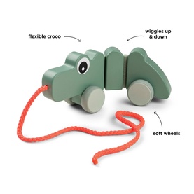 Pull Along Crocodile Wiggle Toy