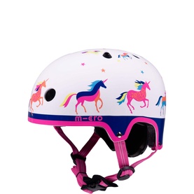 Micro Scooter Unicorn Printed Small Bike Helmet