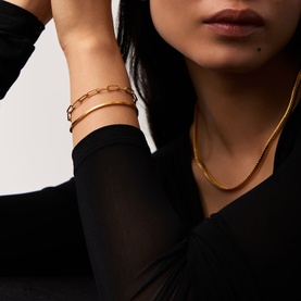 Paperclip Mini Chain Bracelet