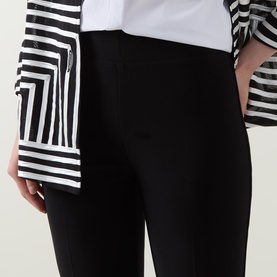 Mid-Rise Straight-Leg Trousers