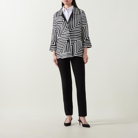 Mid-Rise Straight-Leg Trousers
