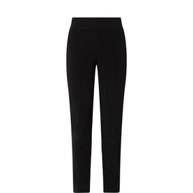 Mid-Rise Straight-Leg Trousers