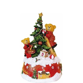 Bears Decorating Musical Decoration