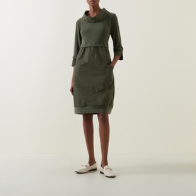 Patch Pocket Mini Dress