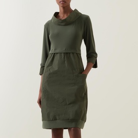 Patch Pocket Mini Dress