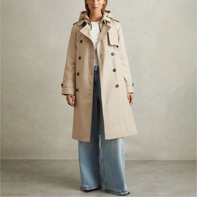 Azura Hooded Insert Trench Coat