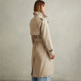 Azura Hooded Insert Trench Coat