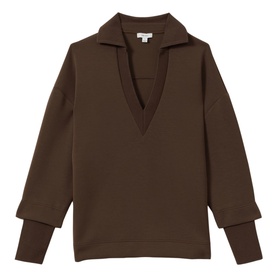 Bernie Open-Collar Sweatshirt