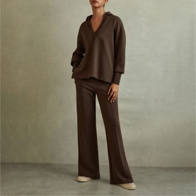 Bernie Open-Collar Sweatshirt