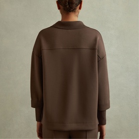 Bernie Open-Collar Sweatshirt