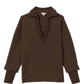 Bernie Open-Collar Sweatshirt