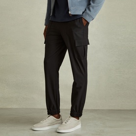 Hold Ankle-Length Cargo Trousers