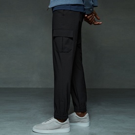 Hold Ankle-Length Cargo Trousers