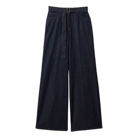 Luca Wide-Leg Belted Jeans