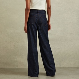 Luca Wide-Leg Belted Jeans