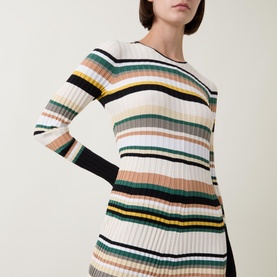 Paja Striped Knit Dress