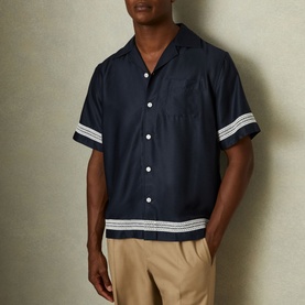 Sharday Embroidered Cuban Shirt