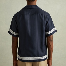 Sharday Embroidered Cuban Shirt