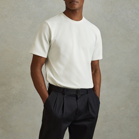 Wick Textured Crew Neck T-Shirt
