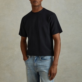 Wick Textured Crew Neck T-Shirt