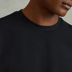 Wick Textured Crew Neck T-Shirt