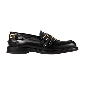 Buckled Leather Loafers