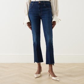 The Insider Cropped Step Frayed Bootcut Jeans