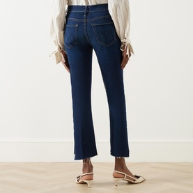 The Insider Cropped Step Frayed Bootcut Jeans