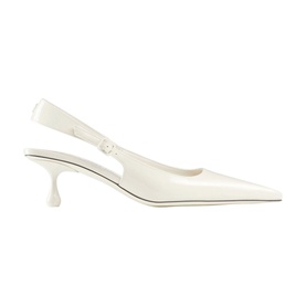 Amel 50 Leather Slingback Kitten Heels