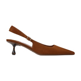 Amel 50 Suede Slingback Kitten Heels
