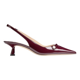 Amita 45 Slingback Kitten Heels