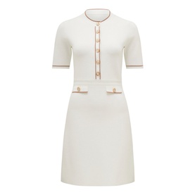Belle Crepe Mini Knitted Dress