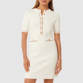 Belle Crepe Mini Knitted Dress